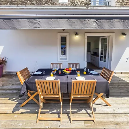 T3 Grande Terrasse A 100 M A Pied 아파트 메르빌프랑세빌플라쥐